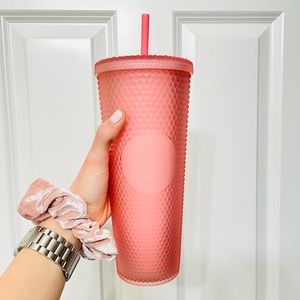 💗NEW🍋 Starbucks 2022 Valentine Pink Lemonade Venti Jelly Studded Tumbler